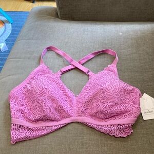 Auden Lace Bralette - Lavender